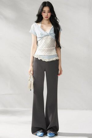 High-Waisted Flared Yoga Pants