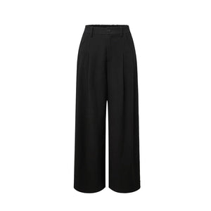 High-Waisted Floor-Length Pants