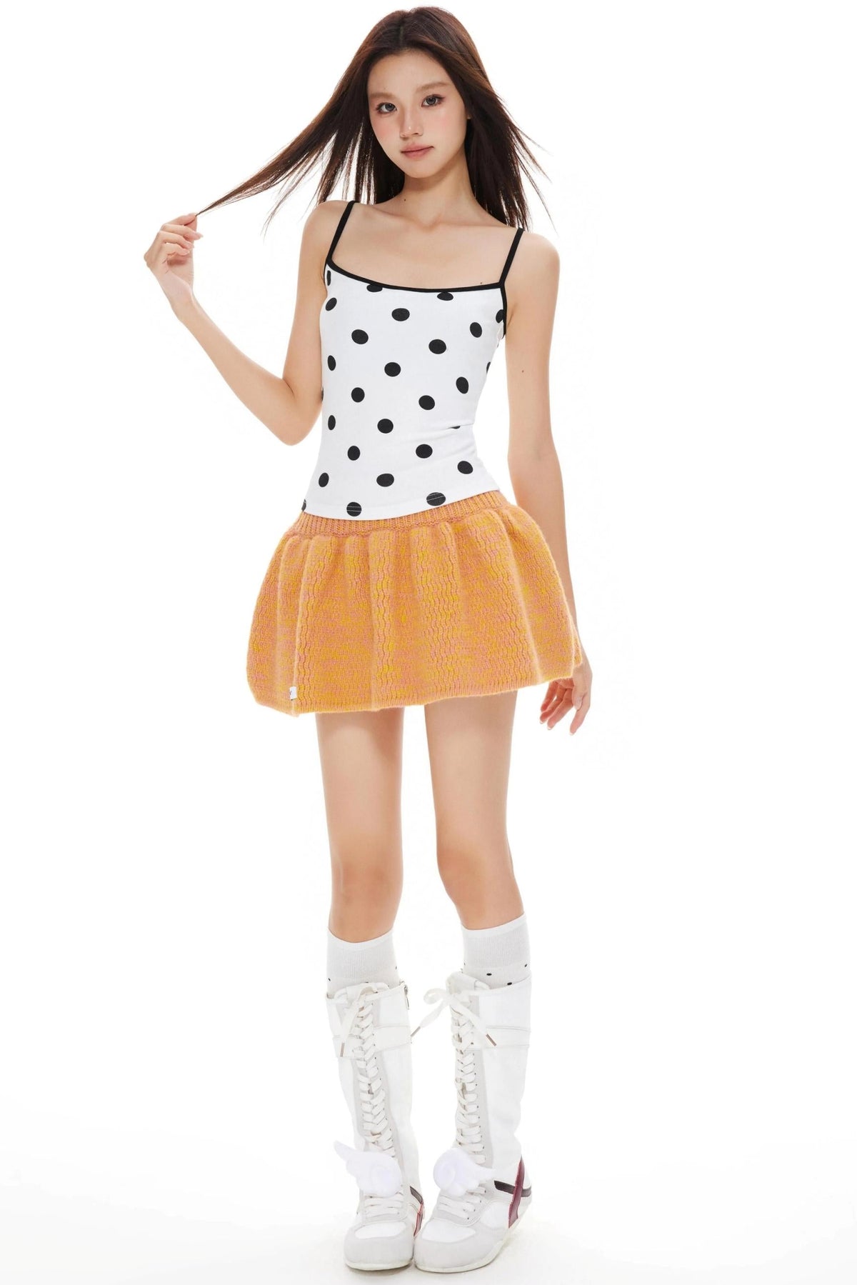 High-Waisted Puffy Skirt