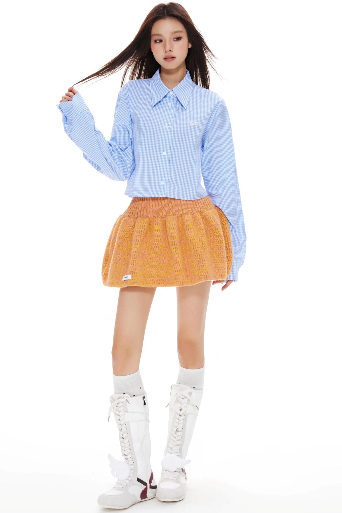 High-Waisted Puffy Skirt