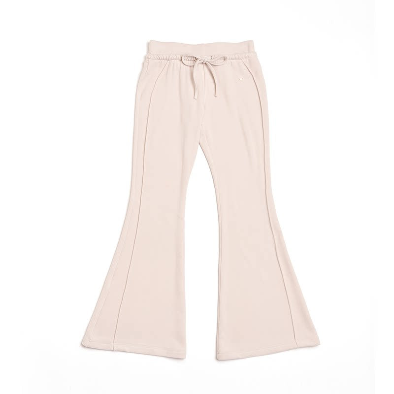 High-Waisted Ribbed Flared Pants