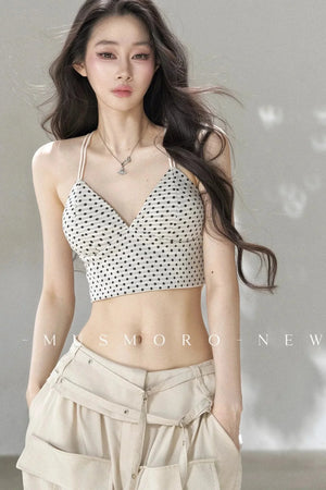 High-Waisted Straight-Leg Workwear Wide-Leg Pants and Top Set