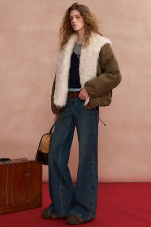 High-Waisted Stretchy Bootcut Jeans