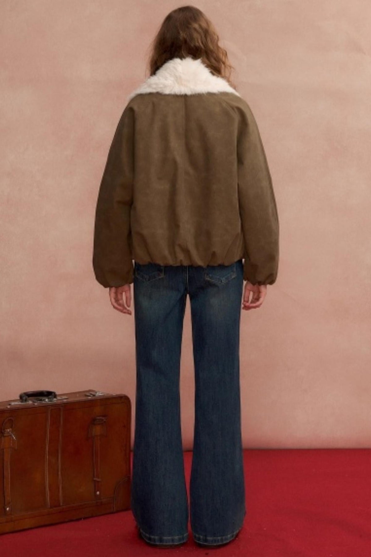 High-Waisted Stretchy Bootcut Jeans