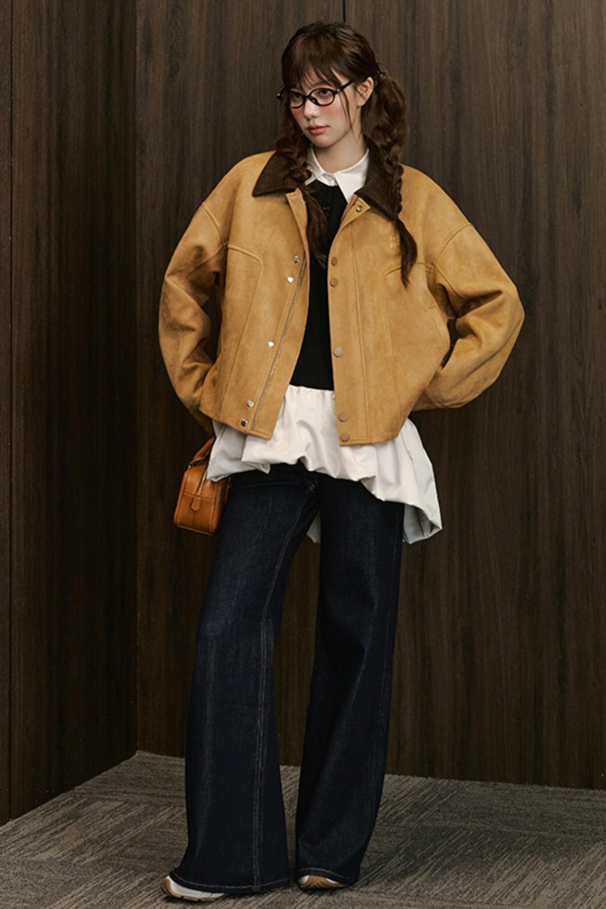 High-Waisted Wide-Leg Jeans