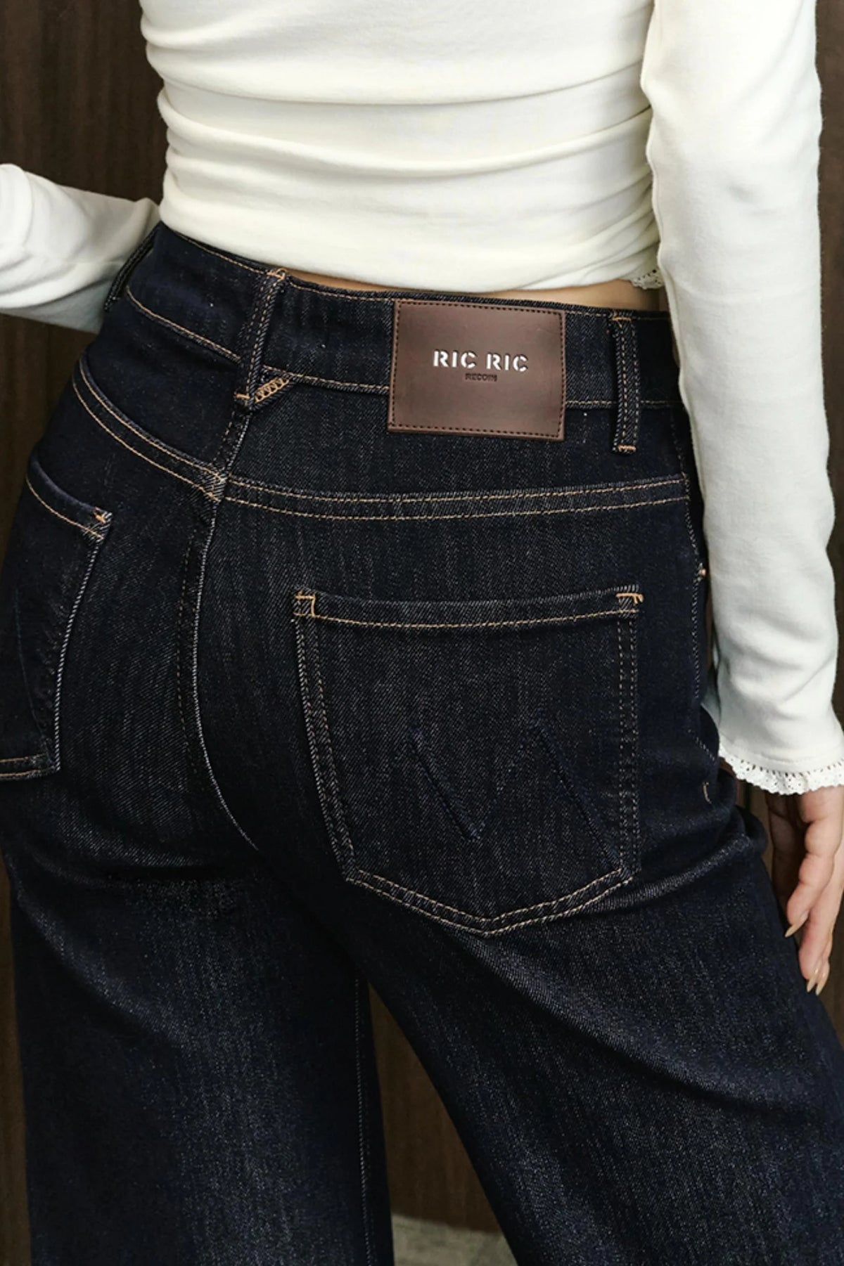 High-Waisted Wide-Leg Jeans