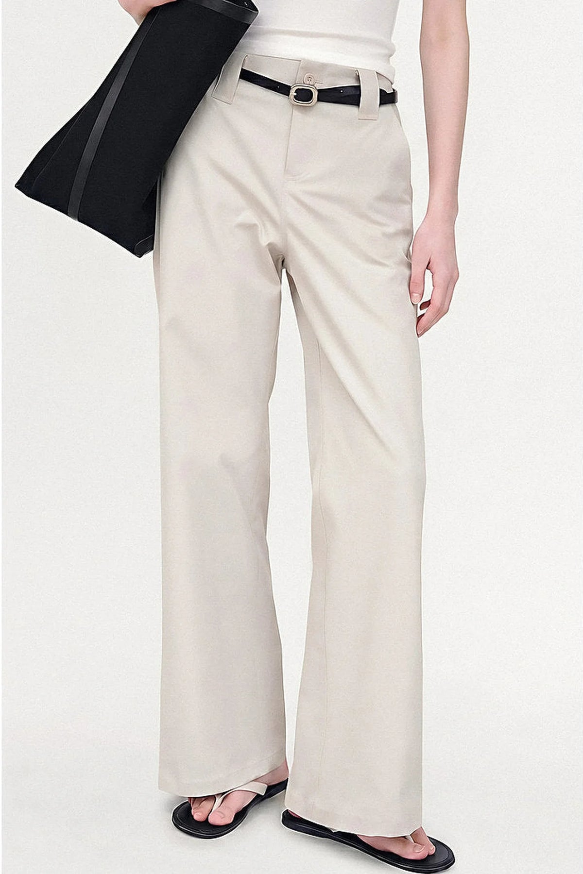 High-Waisted Wide-Leg Pants