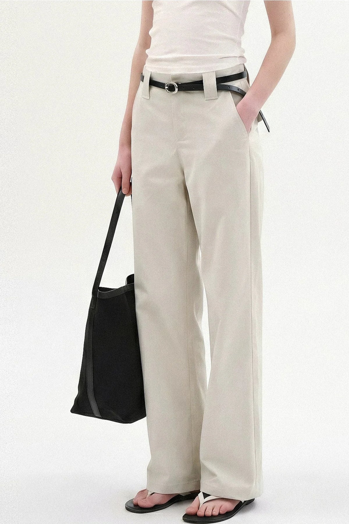 High-Waisted Wide-Leg Pants