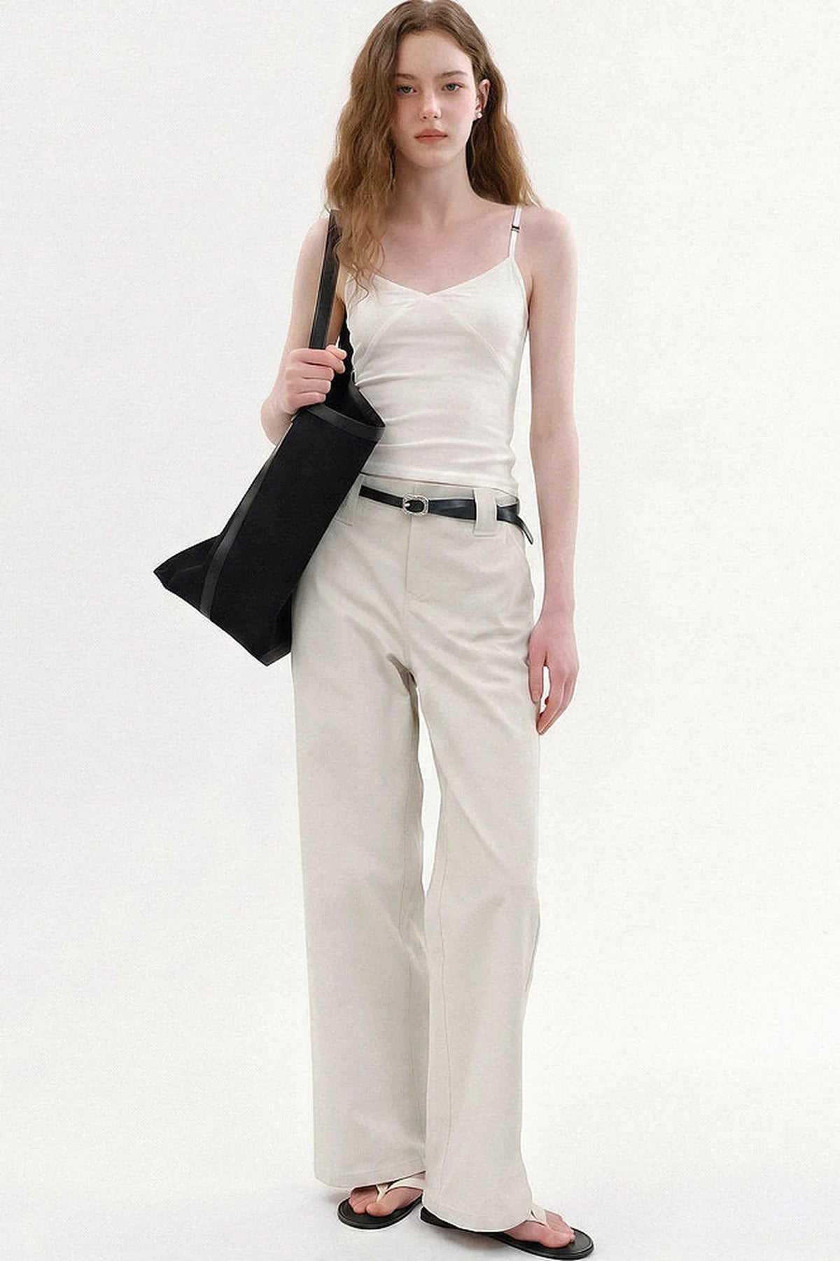 High-Waisted Wide-Leg Pants