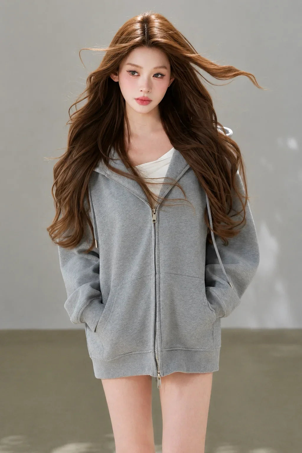 High-Weight Oversized Hoodie and Pants Set-Up
