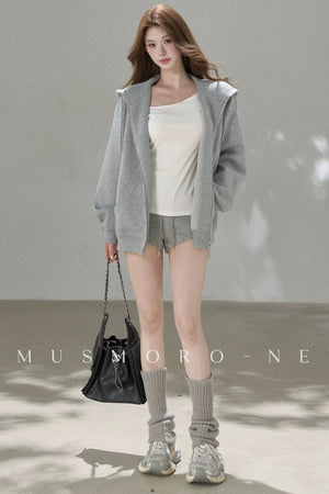 High-Weight Oversized Hoodie and Pants Set-Up