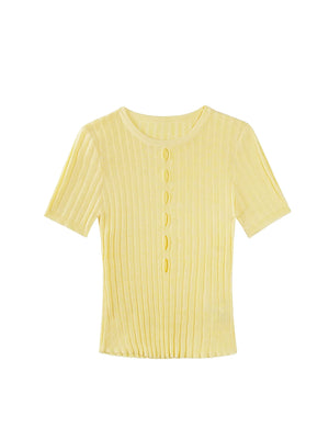 Hollow Cream Tee