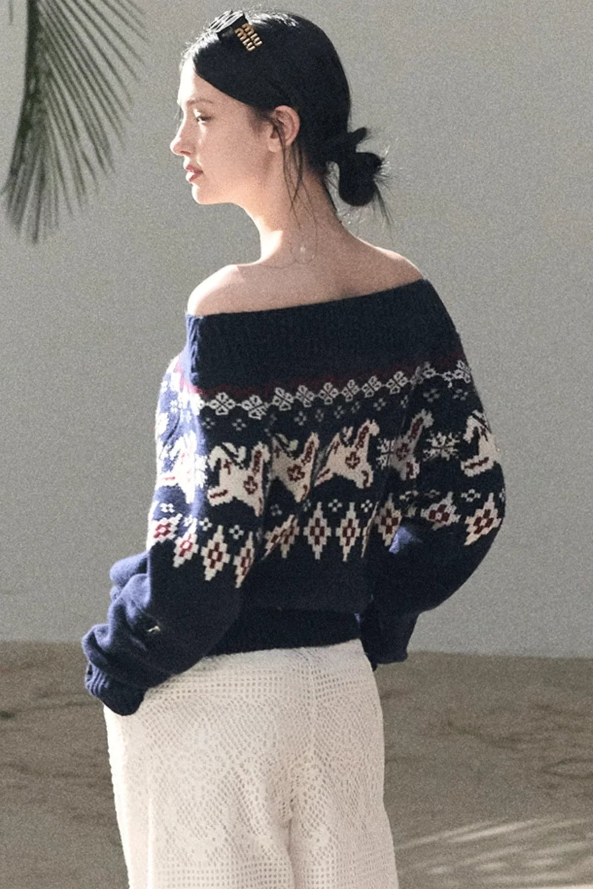 Hollow Crochet Lace Pants