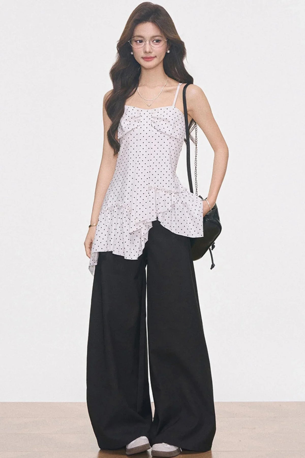 Hollow-Out Knitted Cover-Up Set-Up