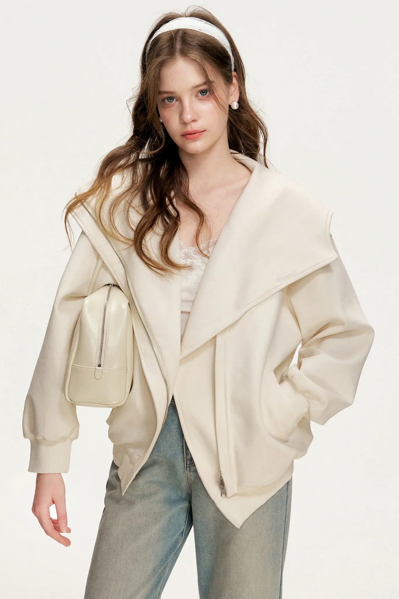 Hooded Double-Zip Jacket