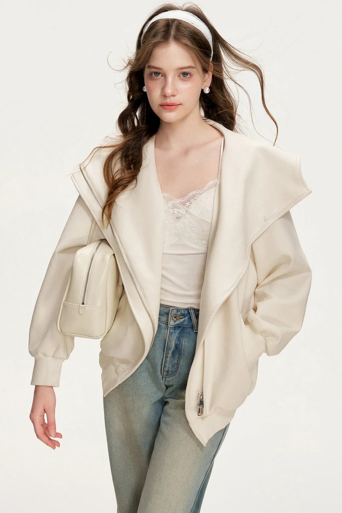 Hooded Double-Zip Jacket