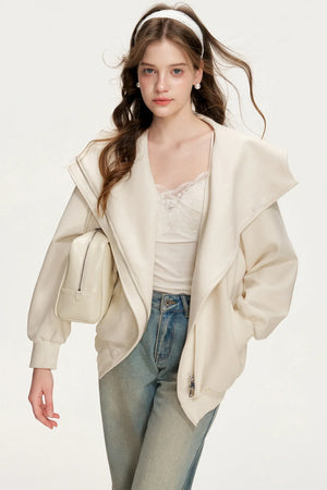 Hooded Double-Zip Jacket