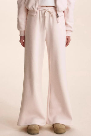 Hooded Plush Jacket & Fleece Pants Set-Up