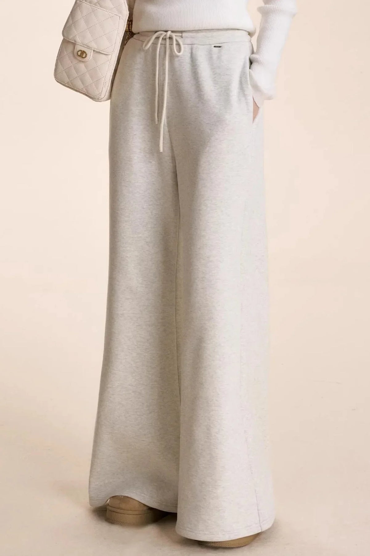 Hooded Plush Jacket & Fleece Pants Set-Up