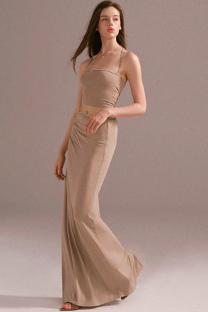 Hot Girl Draped Cardigan Jacket Set-Up