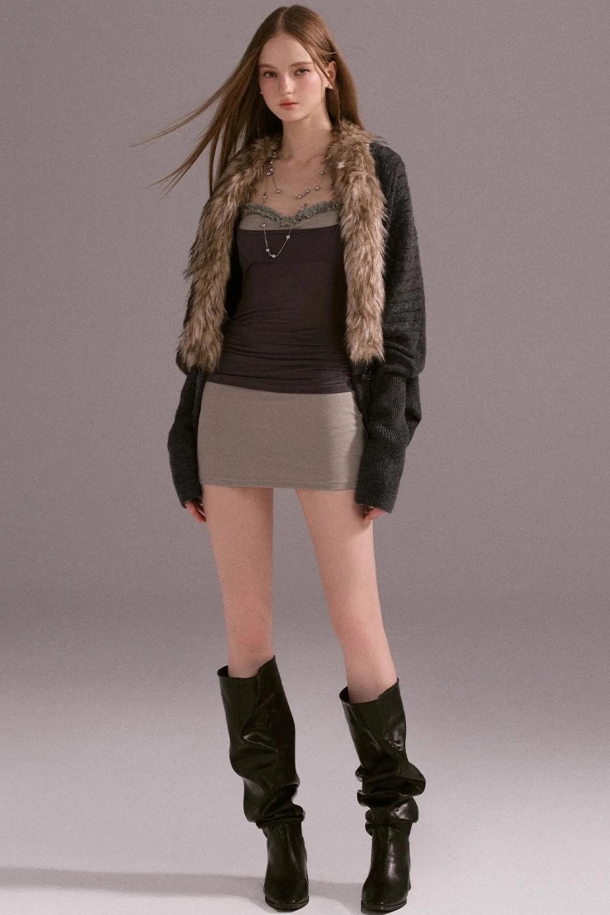 Hot Girl Knit Top Jacket
