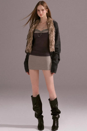 Hot Girl Knit Top Jacket