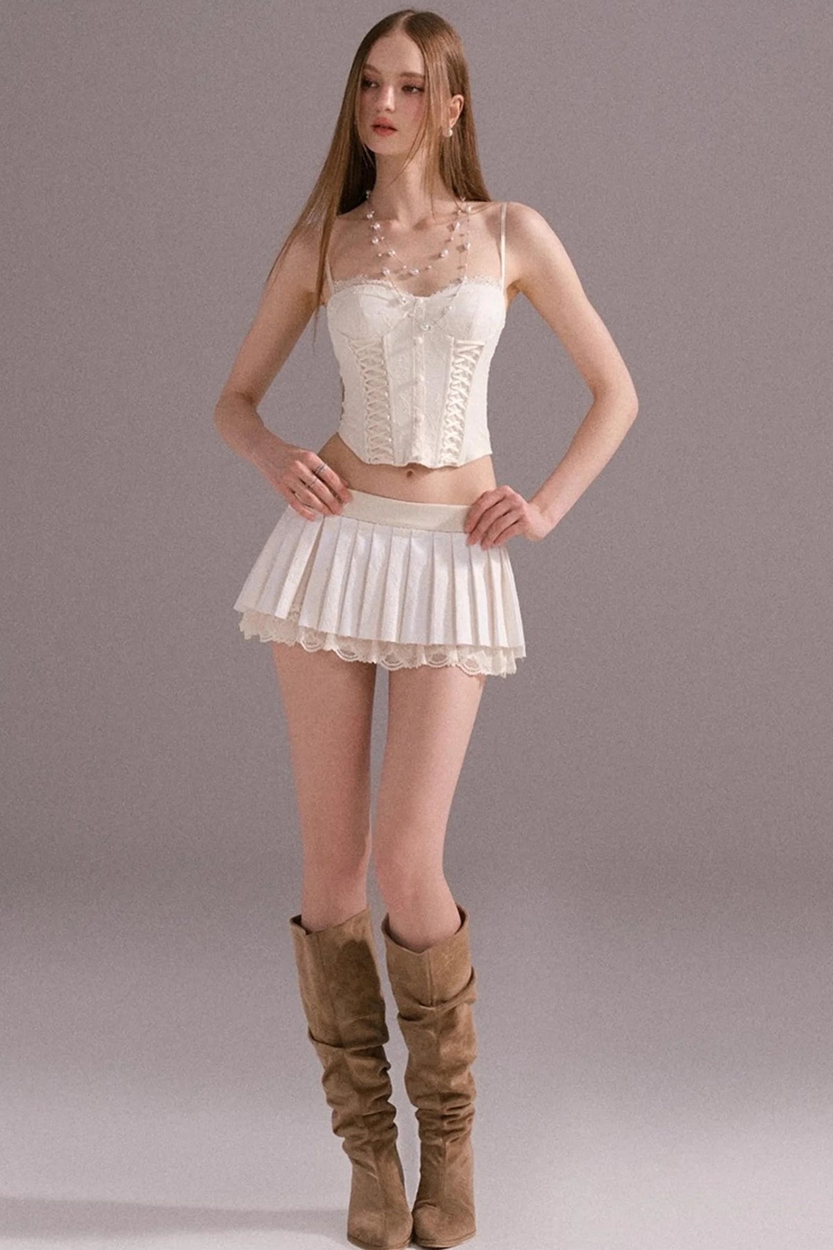 Hot Girl Lace Skirt