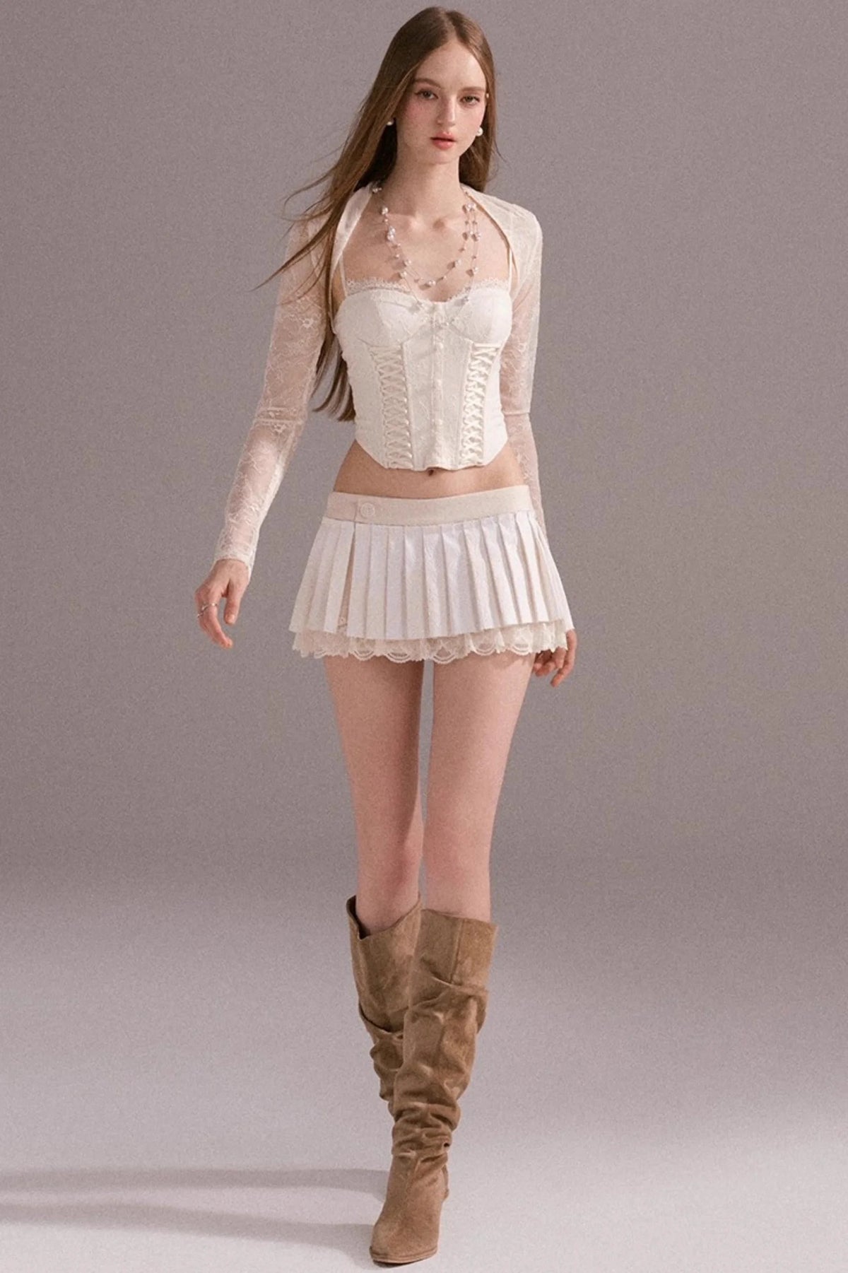 Hot Girl Lace Skirt
