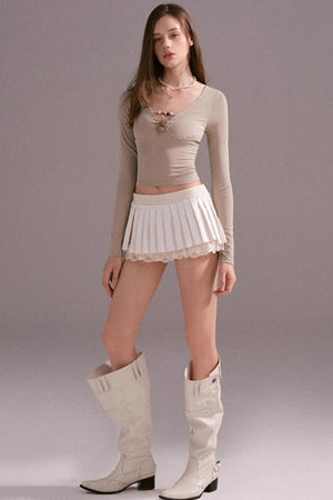 Hot Girl Lace Skirt