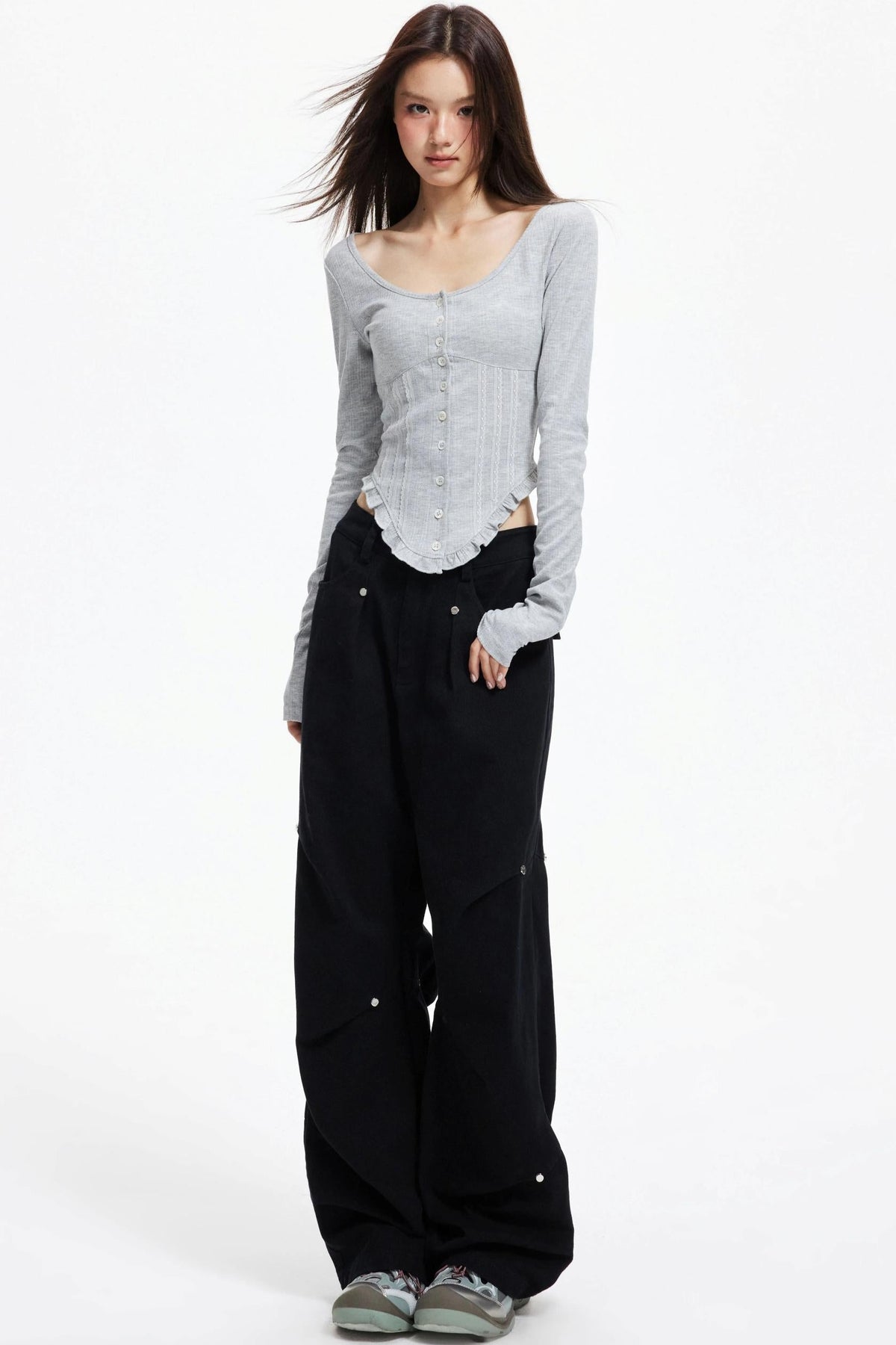 Hot Jacquard Knitted Sweater