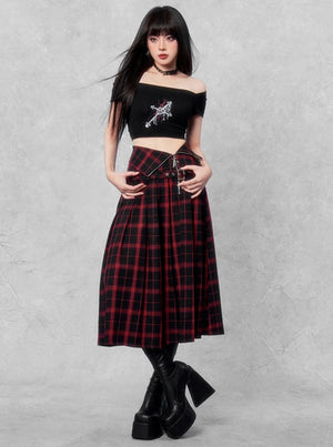 Hottie High Street Zipper Skirt