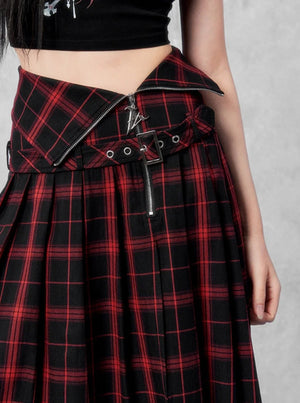 Hottie High Street Zipper Skirt