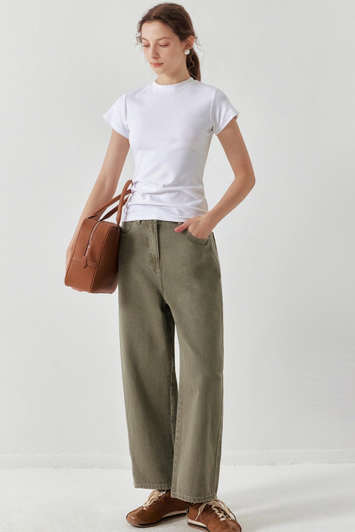 Hourglass Fit Nude Cotton Tee