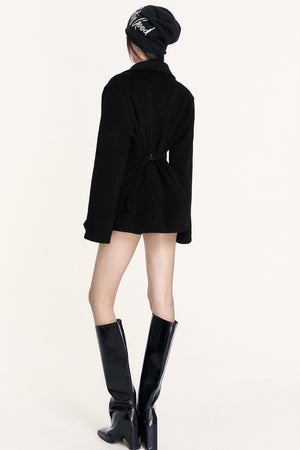 Hourglass Waist Woolen Jacket