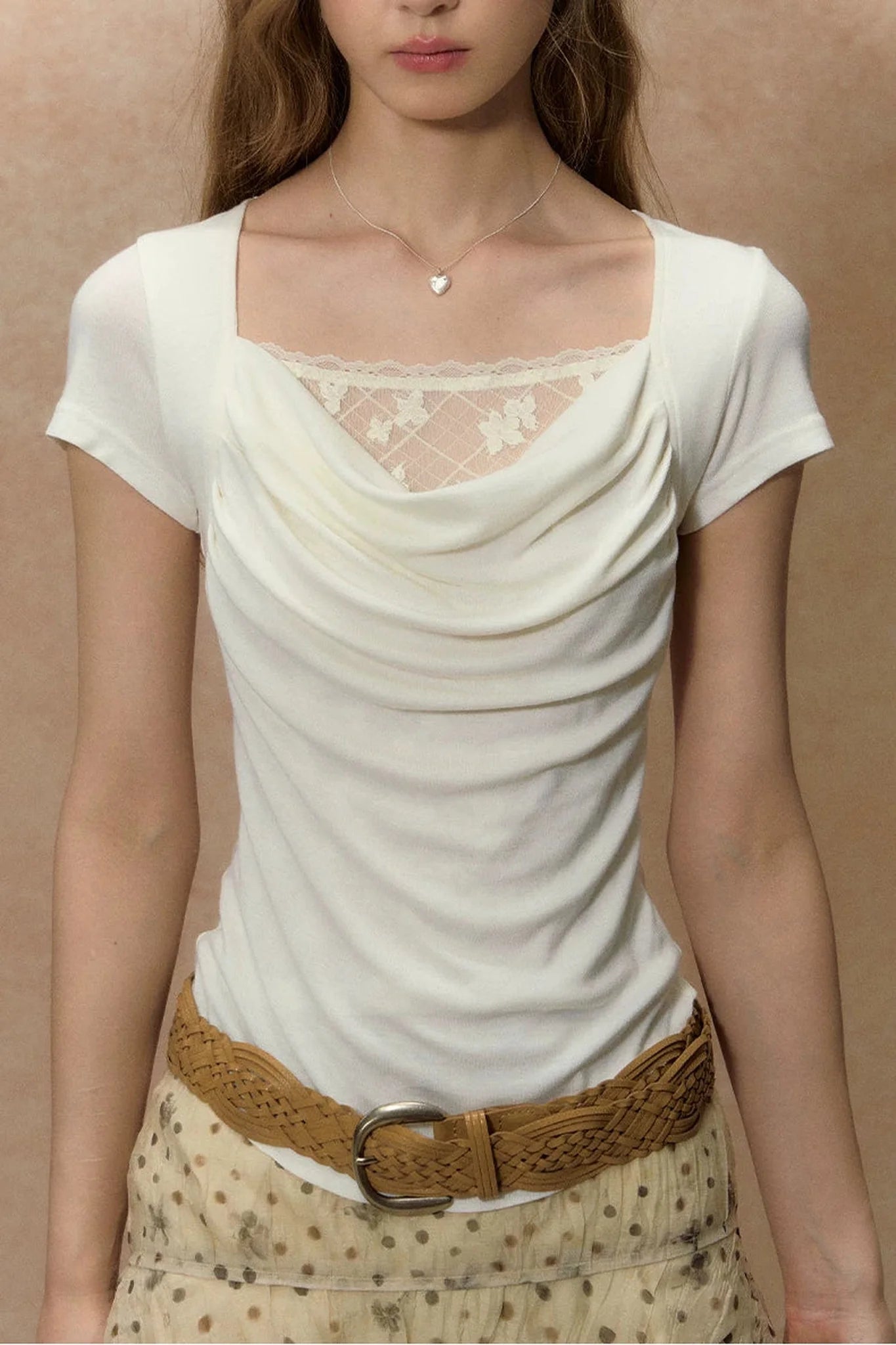 Hyacinth Flutter Collar Top