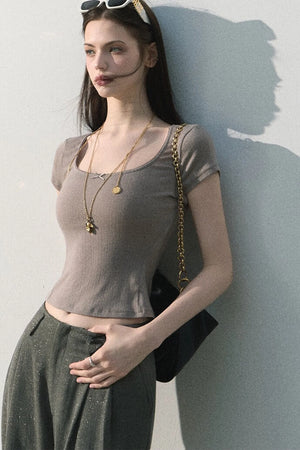 Ice Mint Jacquard Lace Top