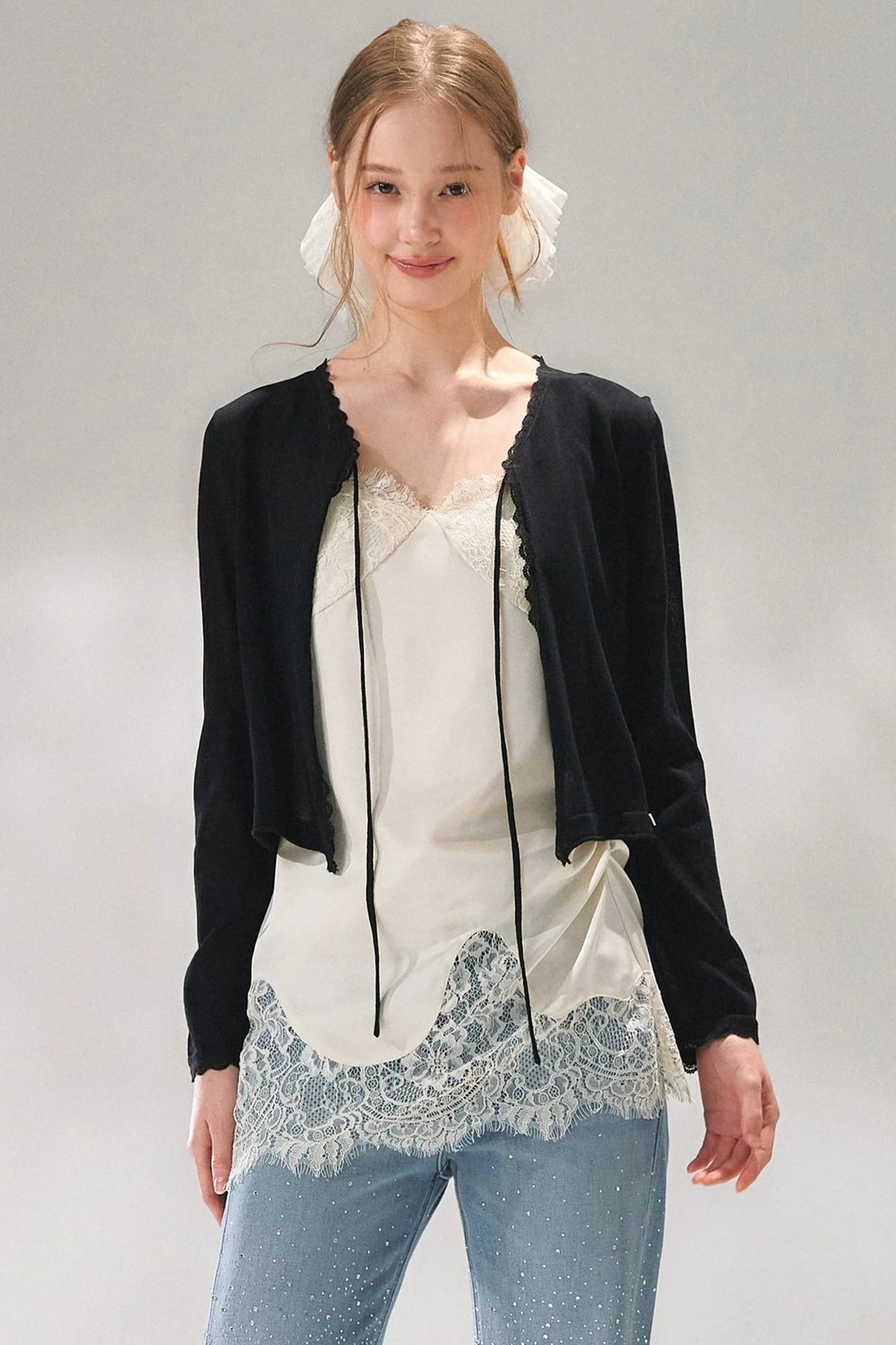Ice Silk Lace Cardigan