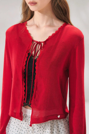 Ice Silk Lace Cardigan