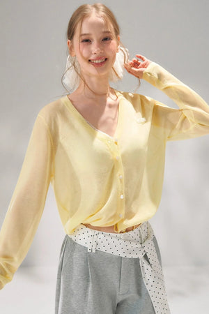 Ice Silk Sun Protection Cardigan Top