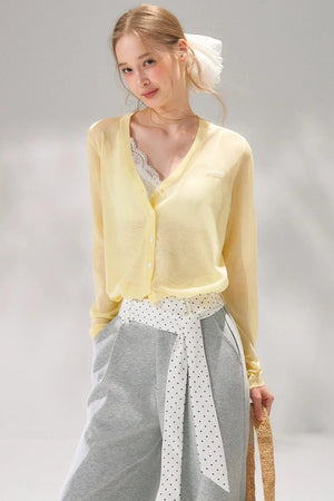 Ice Silk Sun Protection Cardigan Top
