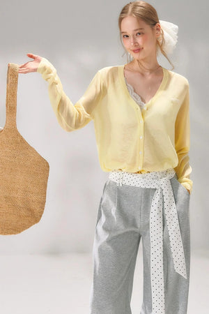 Ice Silk Sun Protection Cardigan Top