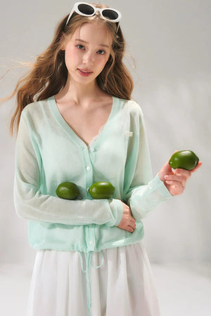 Ice Silk Sun Protection Cardigan Top