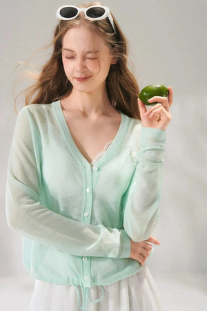 Ice Silk Sun Protection Cardigan Top