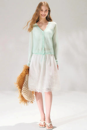 Ice Silk Sun Protection Cardigan Top