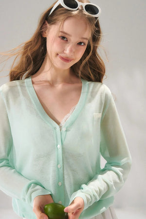 Ice Silk Sun Protection Cardigan Top
