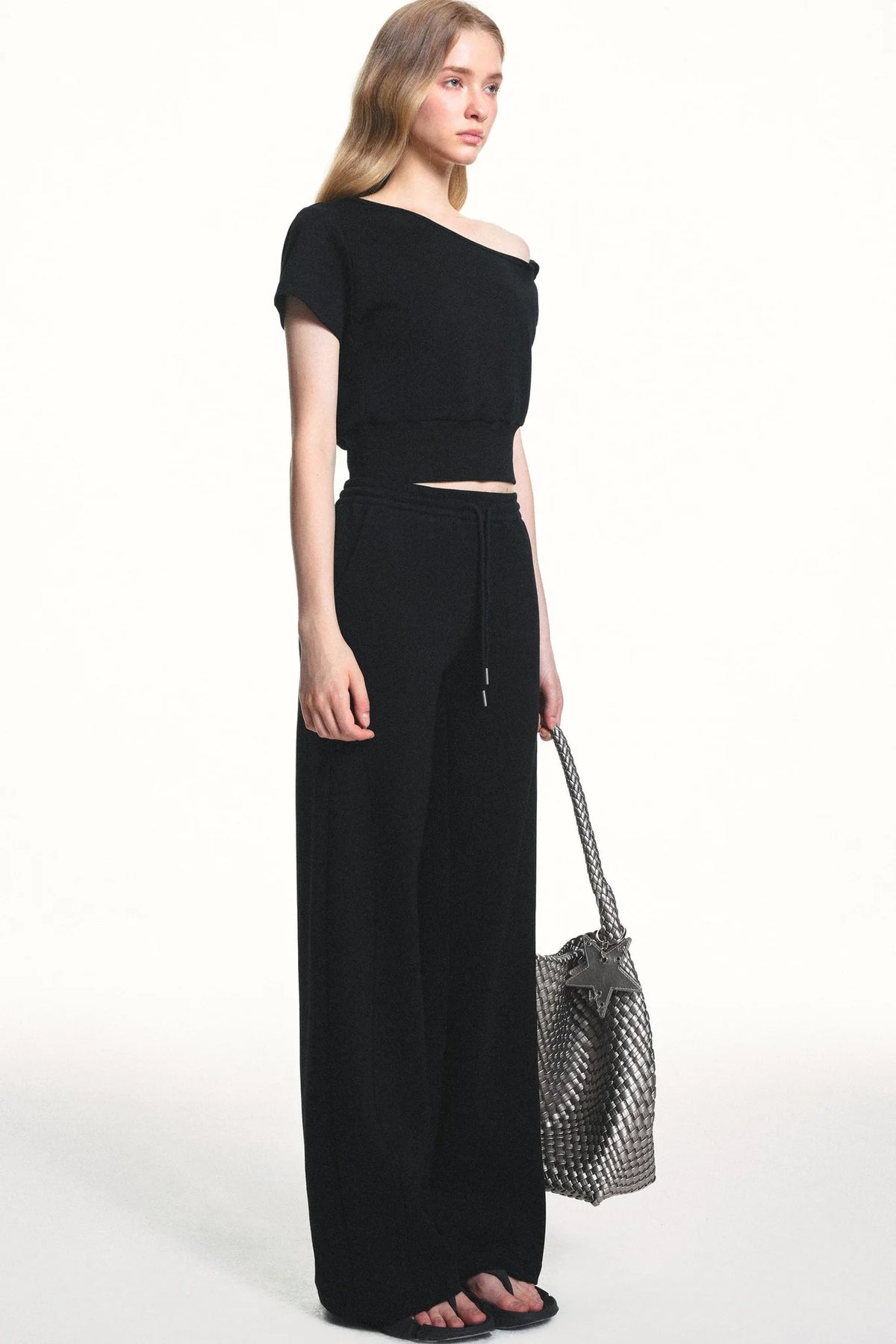 Ice Silk Twist Knit Set-Up