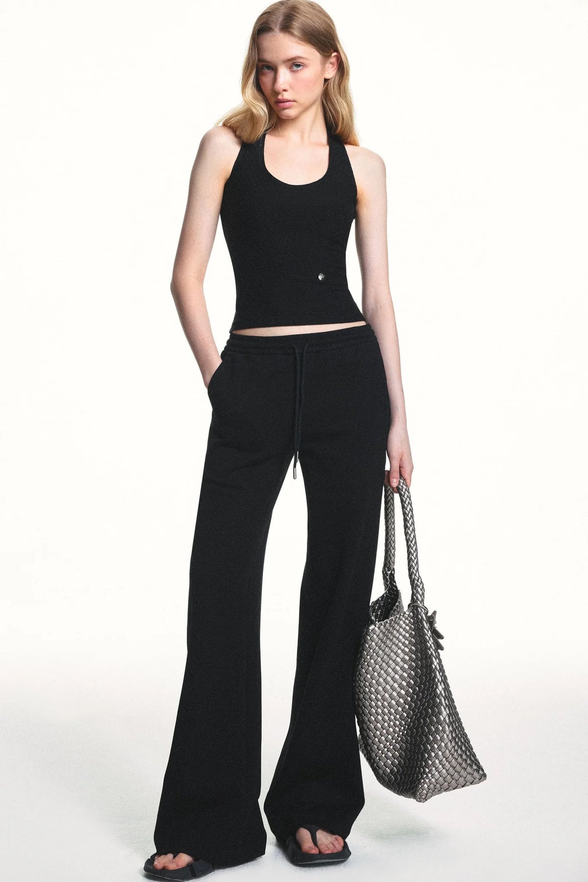 Ice Silk Twist Knit Set-Up