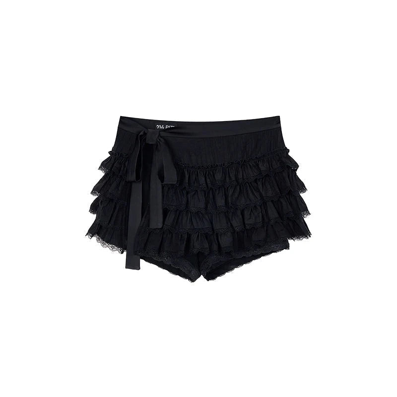 Industrial Strap Bow A-Line Skirt Set