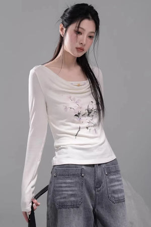 Ink Gray Washed Jeans