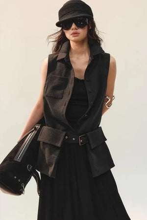 Ink Tone Rhythm Dress